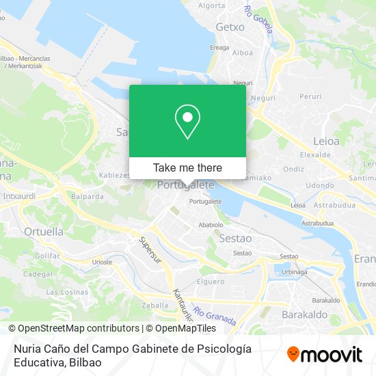 mapa Nuria Caño del Campo Gabinete de Psicología Educativa