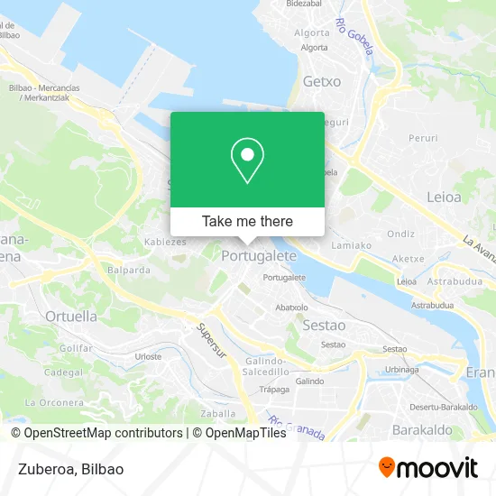 Zuberoa map