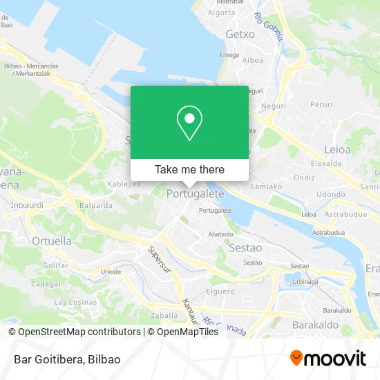 Bar Goitibera map
