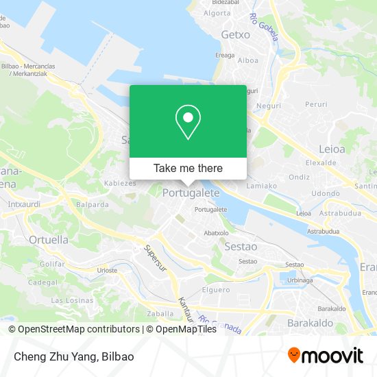 mapa Cheng Zhu Yang