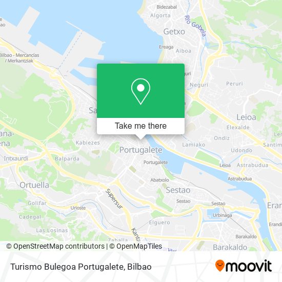 Turismo Bulegoa Portugalete map