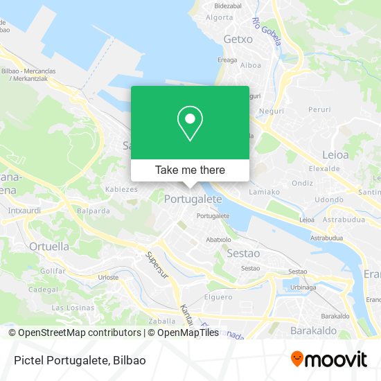 Pictel Portugalete map