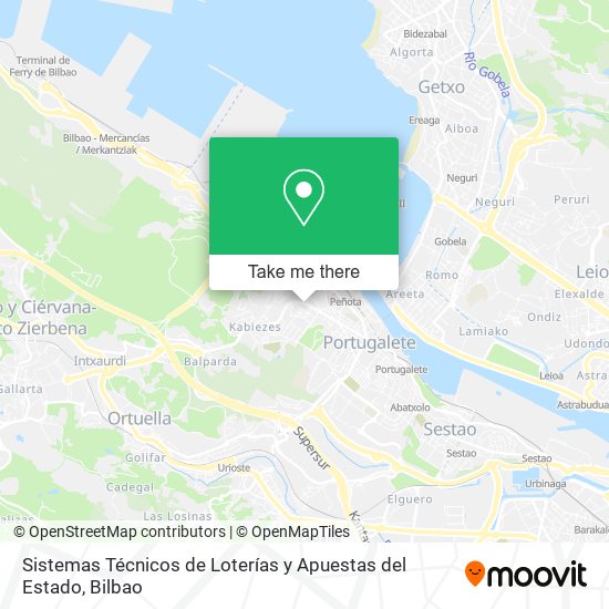 Sistemas Técnicos de Loterías y Apuestas del Estado map