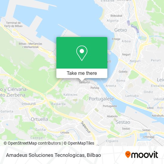 Amadeus Soluciones Tecnologicas map