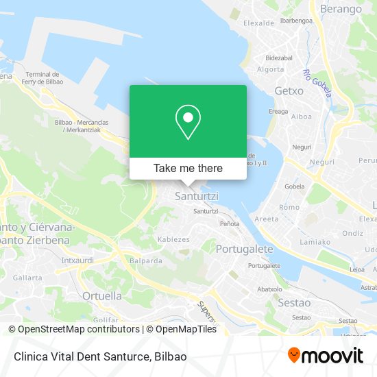 Clinica Vital Dent Santurce map