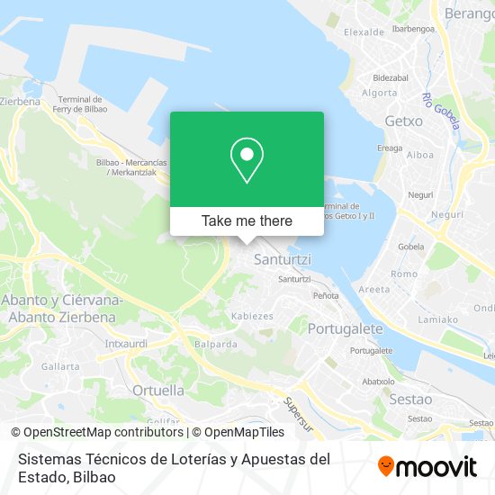 Sistemas Técnicos de Loterías y Apuestas del Estado map