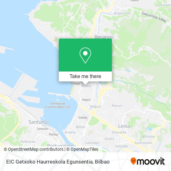 mapa EIC Getxoko Haurreskola Egunsentia