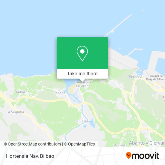 Hortensia Nav map