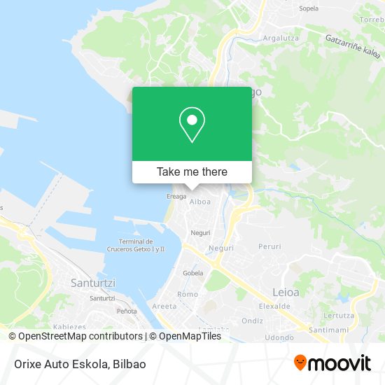 Orixe Auto Eskola map