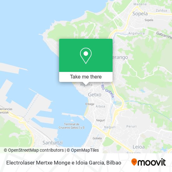 Electrolaser Mertxe Monge e Idoia Garcia map