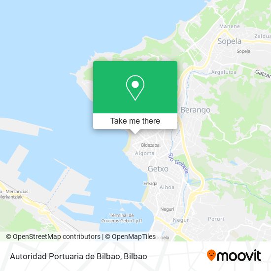 mapa Autoridad Portuaria de Bilbao