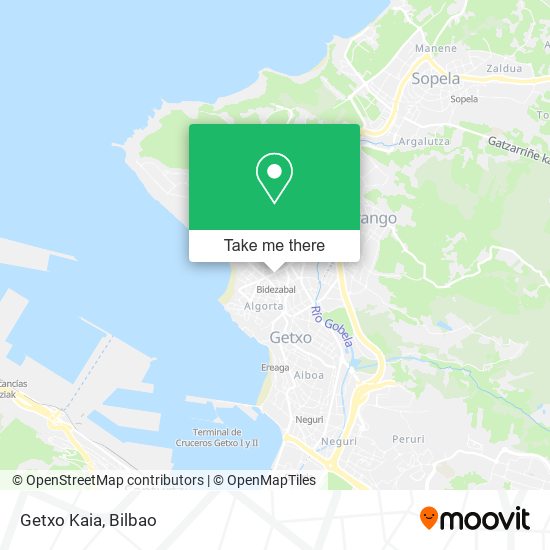 Getxo Kaia map