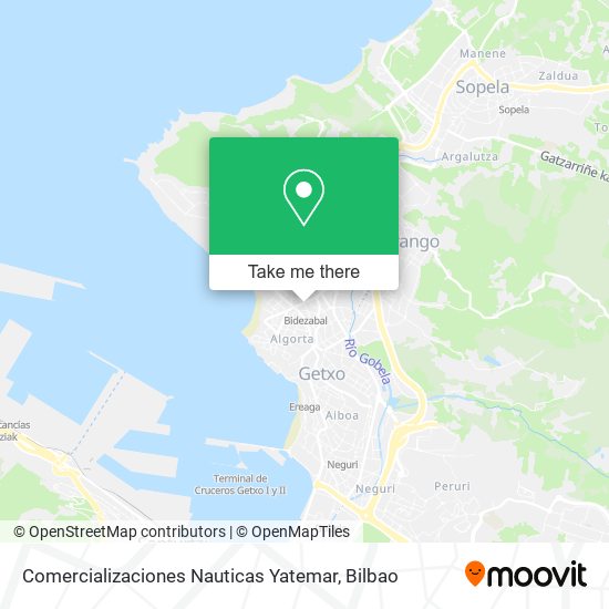 mapa Comercializaciones Nauticas Yatemar