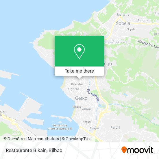 mapa Restaurante Bikain