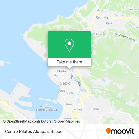 Centro Pilates Aldapas map