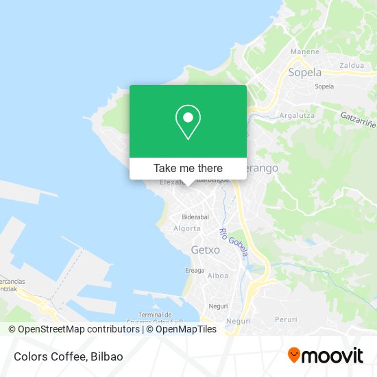 Colors Coffee map