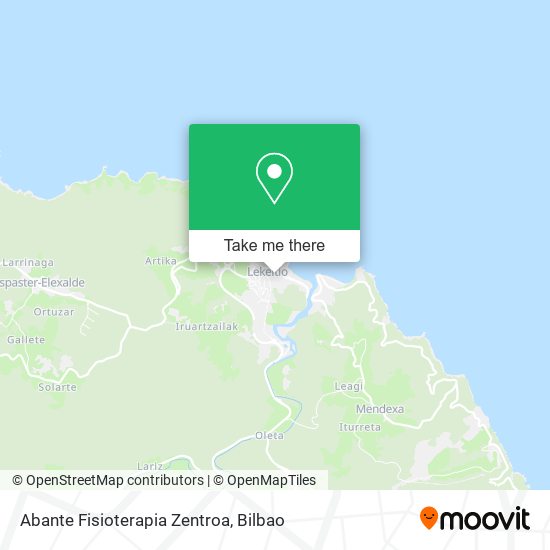 Abante Fisioterapia Zentroa map