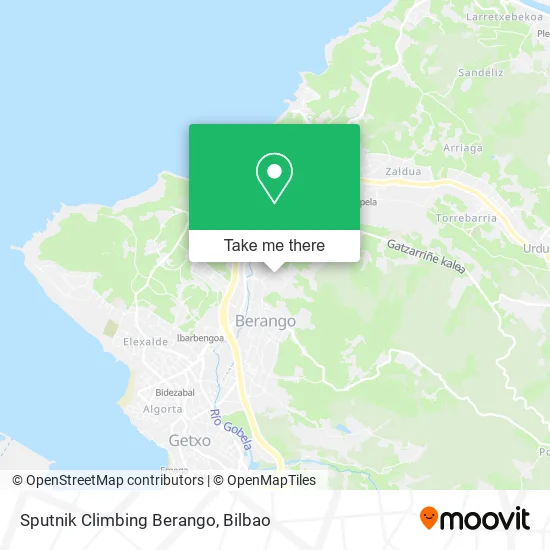 Sputnik Climbing Berango map