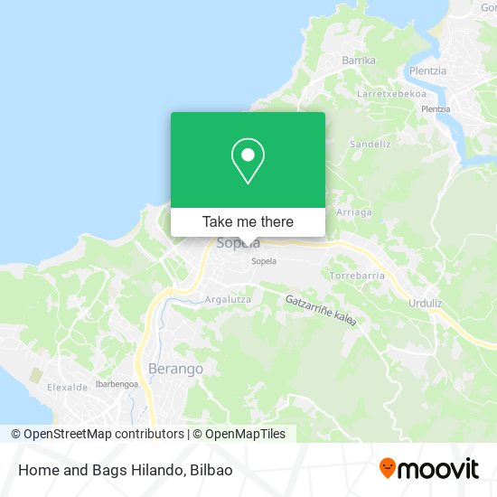 Home and Bags Hilando map