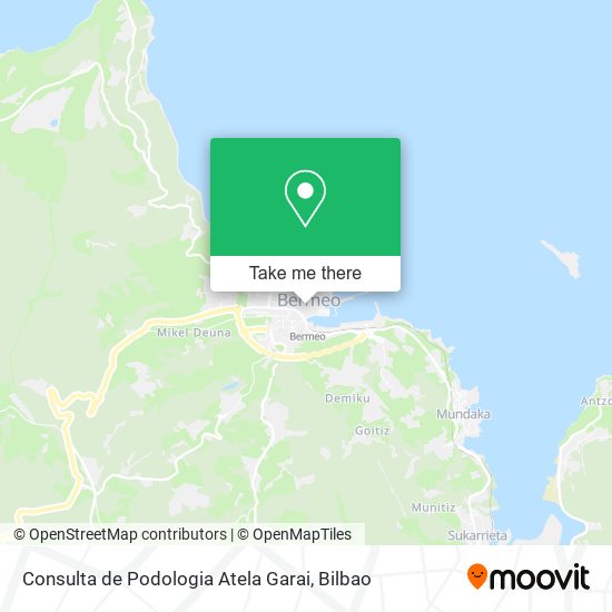 Consulta de Podologia Atela Garai map