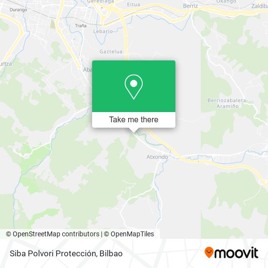 Siba Polvori Protección map