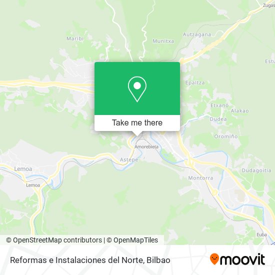 Reformas e Instalaciones del Norte map