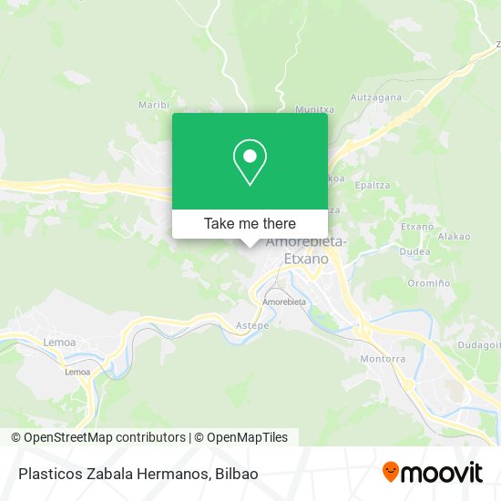 Plasticos Zabala Hermanos map