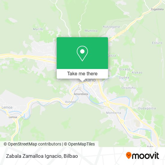 Zabala Zamalloa Ignacio map