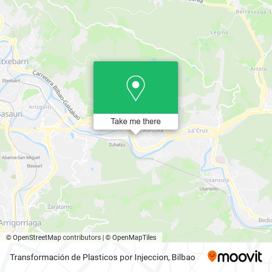 mapa Transformación de Plasticos por Injeccion