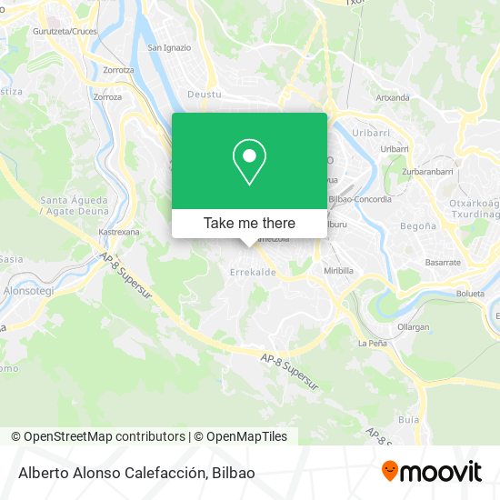 Alberto Alonso Calefacción map