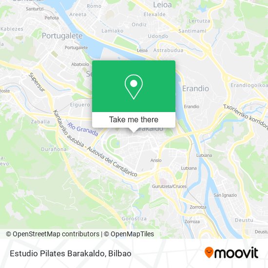 Estudio Pilates Barakaldo map