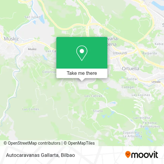Autocaravanas Gallarta map