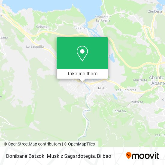 Donibane Batzoki Muskiz Sagardotegia map