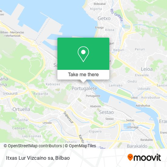 Itxas Lur Vizcaíno sa map