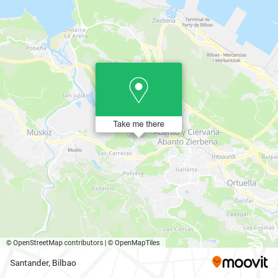 Santander map