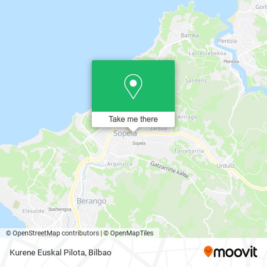 mapa Kurene Euskal Pilota