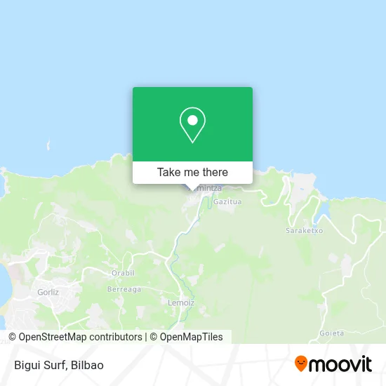 Bigui Surf map