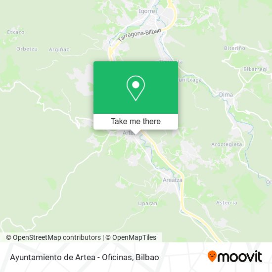 Ayuntamiento de Artea - Oficinas map