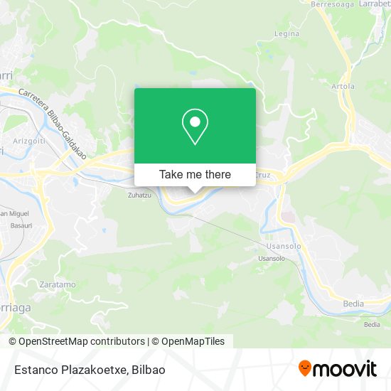 mapa Estanco Plazakoetxe