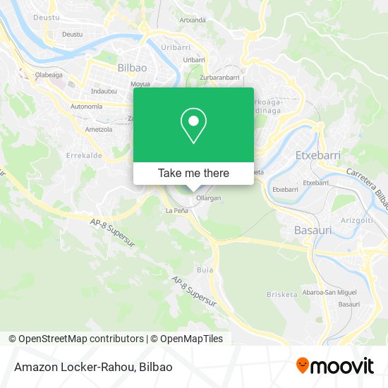 Amazon Locker-Rahou map