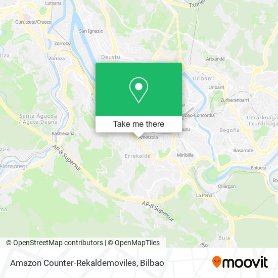 mapa Amazon Counter-Rekaldemoviles