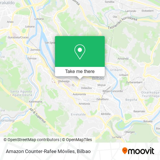 mapa Amazon Counter-Rafee Móviles