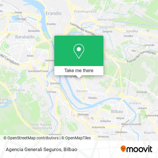 Agencia Generali Seguros map