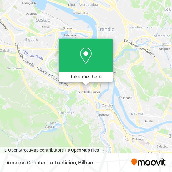 Amazon Counter-La Tradición map