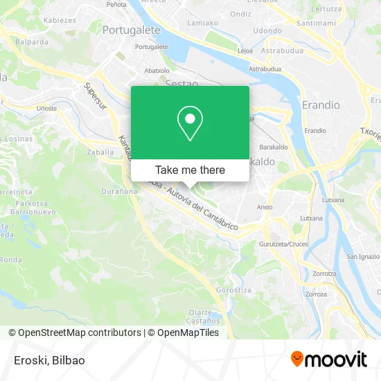 Eroski map