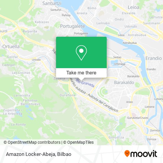 mapa Amazon Locker-Abeja