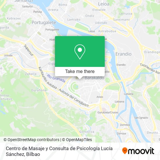Centro de Masaje y Consulta de Psicología Lucía Sánchez map