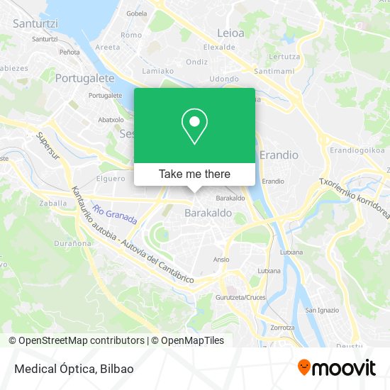 Medical Óptica map