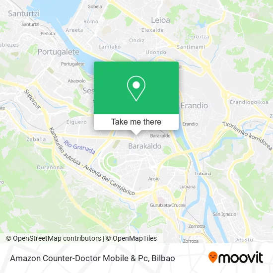 Amazon Counter-Doctor Mobile & Pc map