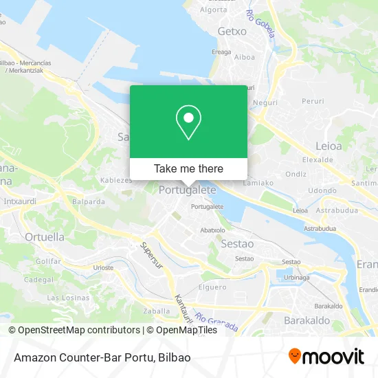 Amazon Counter-Bar Portu map